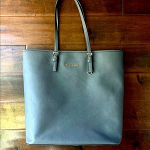Michael Kors Saffiano Leather 3-Compartment Tote Bag